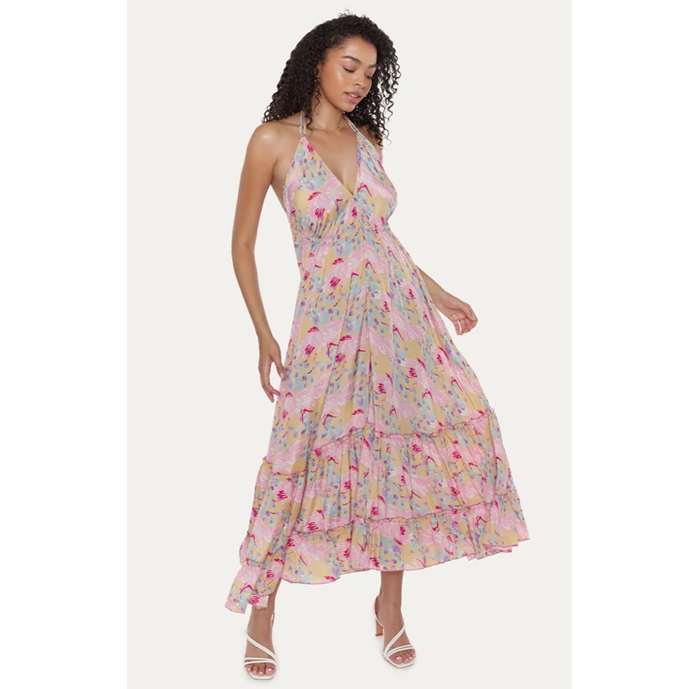 RAGA Vibrant Floral Maxi Dress